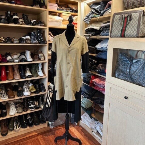 YOHJI YAMAMOTO SIZE 2/M COLORBLOCK PATTERN COAT/JACKET - Picture 5 of 7